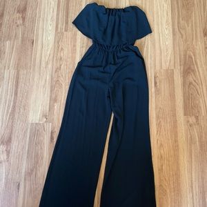 Strapless Black Jumpsuit